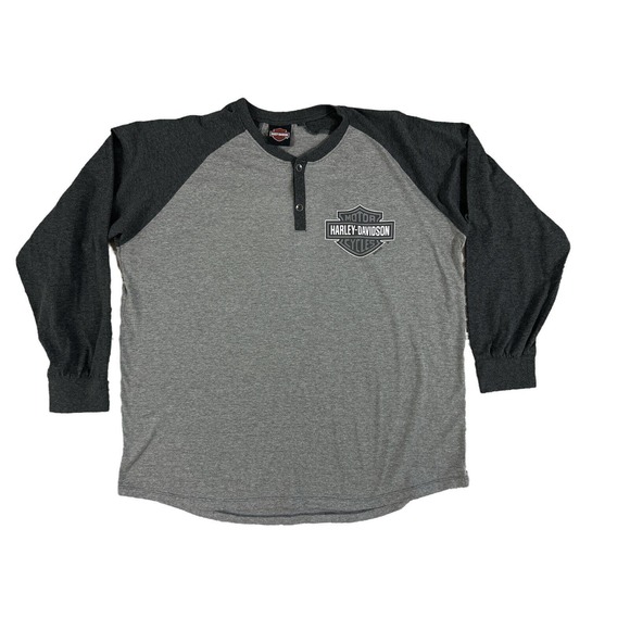 Harley Davidson Men Pomona Valley Long Sleeve Shirt Size Large - Picture 1 of 6